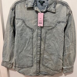 Wild Fable Light Blue Denim Shirt